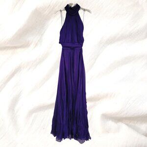 Badgley Mischka Purple Floor Length Formal Gown